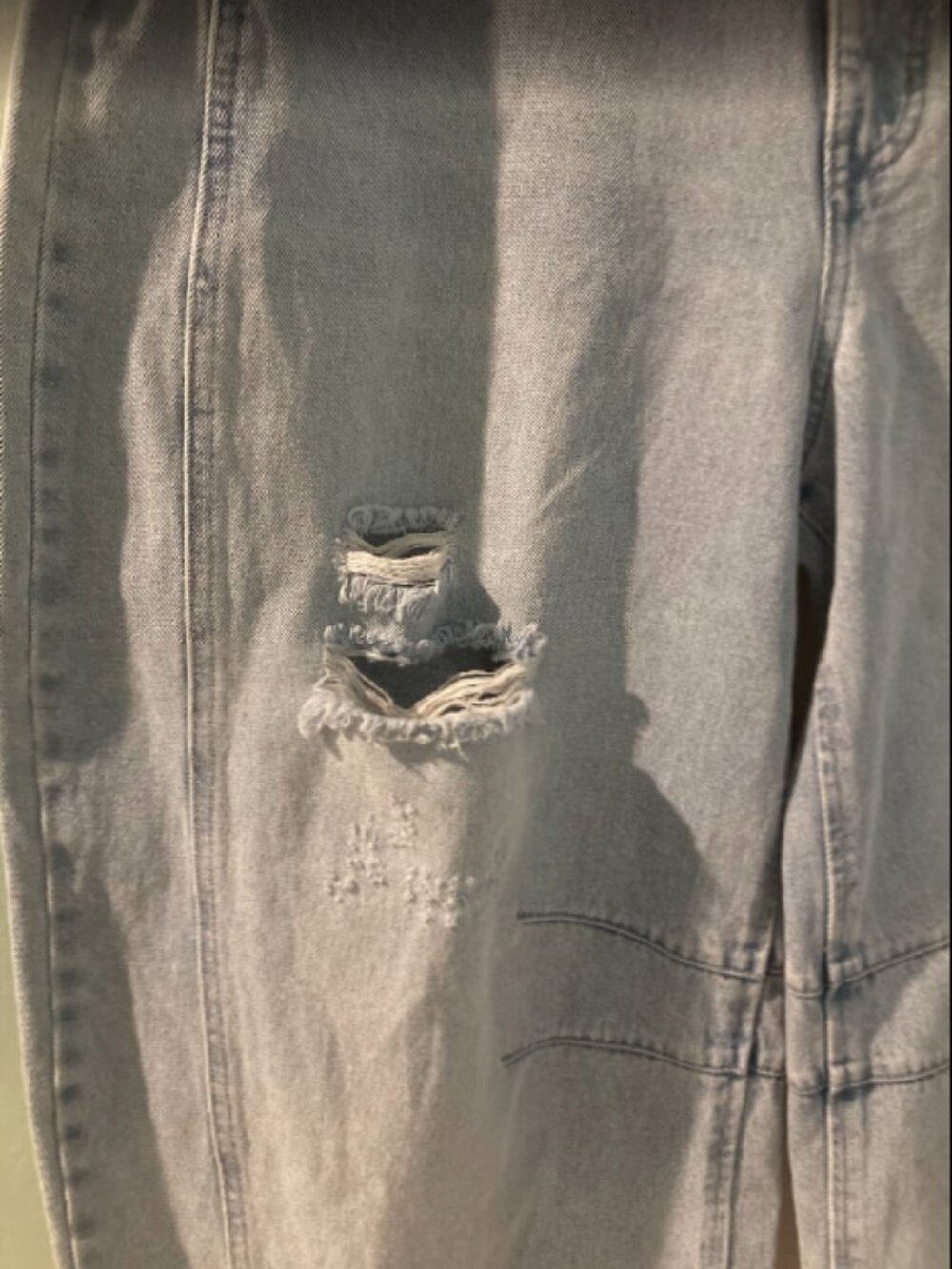 Scoop Barrel Seamed Distressed Jeans Size 16 - Picture 5 of 15